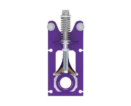 Y-Type™ 标准型，配备紫色聚氨酯刮刀